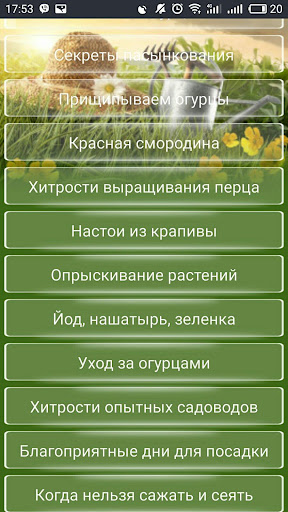САД Огород Дача Полезные совет Screen 2