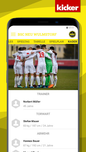 Android application BSC Neu Wulmstorf screenshort