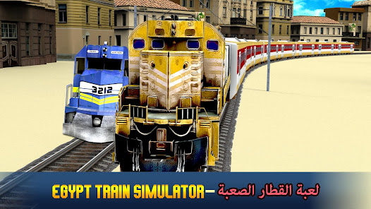 Egypt Train Simulator - u0644u0639u0628u0629 u0627  screenshots 1