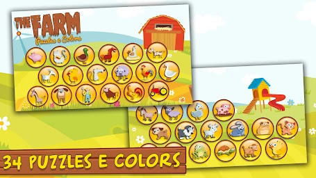 Farm Animals Puzzles Games 2+