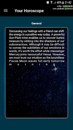 Android application Horoscope 2025 screenshort