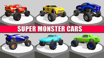 Balap Truk Monster Untuk Anak APK Gambar Screenshot #1