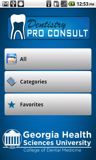 Android application Dentistry ProConsult screenshort