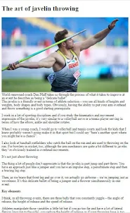 How to Train for Javelin Throw