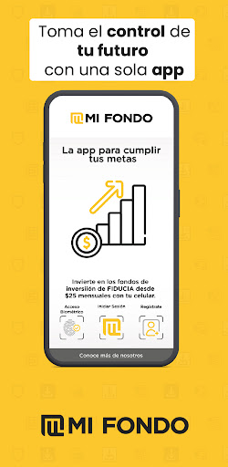 Android application MI FONDO de Fiducia screenshort