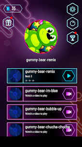 Gummy Bear Tiles Hop Edm Songs
