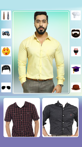 Men Formal Shirt Photo Editor Screen 3