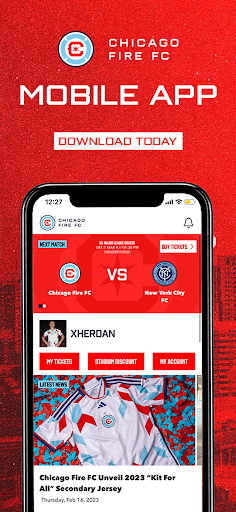 Android application Chicago Fire FC screenshort