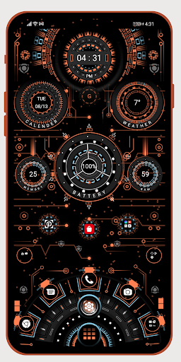 Screenshot of Circuit UI Launcher - AppLock