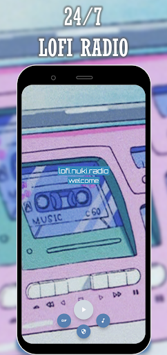 Android application lofi nuki radio -hip hop beats screenshort