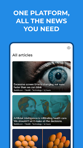 Android application V - RSS Reader screenshort
