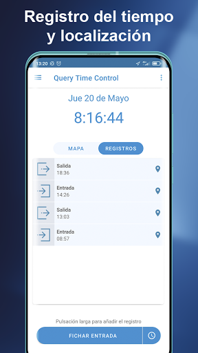 TimeControl: Registro jornada Screen 2