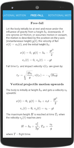 General physics Screen 3
