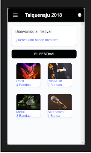 Android application taiquenaju screenshort
