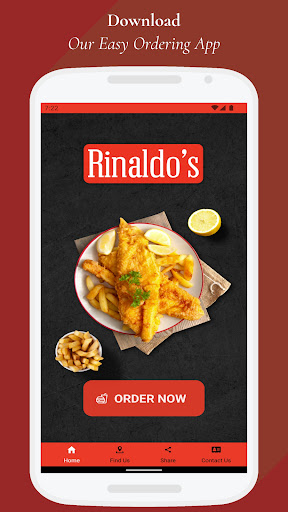 Android application Rinaldo's Takeaway screenshort