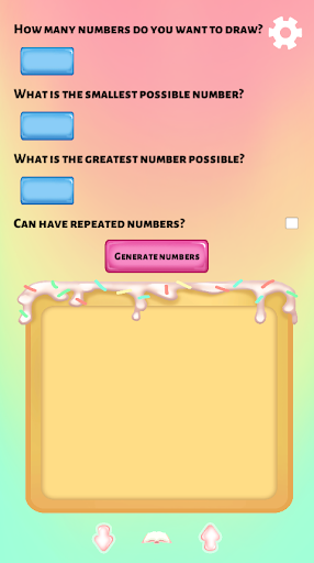 Lucky Random Numbers Screen 2