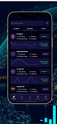Kripton - Copy Trade Screen 3