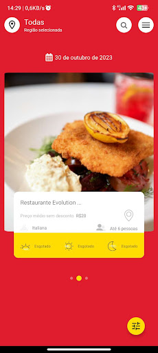 Android application Firstoeat screenshort
