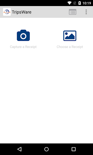 Android application TripsWare screenshort