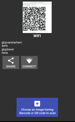 QR Code Scanner & Generator Screen 3