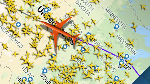 Flightradar24 Flight Tracker Apk Mod Download v7.6.2 Gallery 1