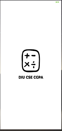 Android application DIU CSE CGPA screenshort