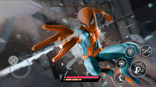 Spider Hero City Rope Fight 3D