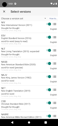 Parallel Plus® Bible-study app Screen 3