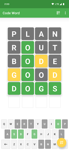 Code Word Screen 2