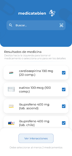 Android application MedicateBien screenshort