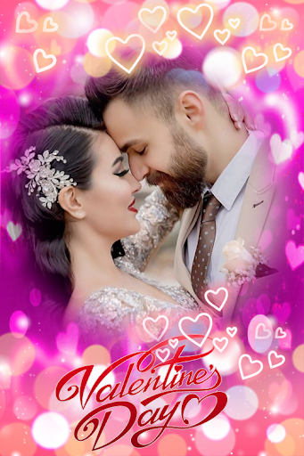 Valentine day photo frame 2024 Screen 2