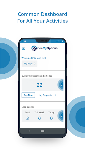 Android application SeeMyOptions screenshort