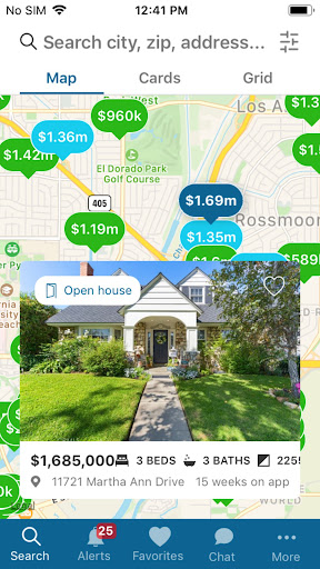 Splash Real Estate App Screen 3