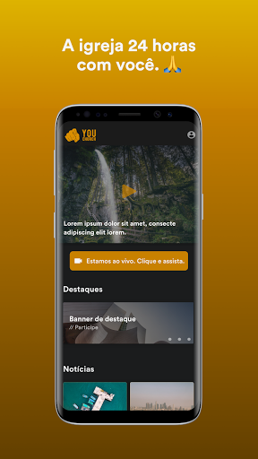 Android application You Church screenshort
