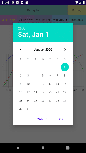 Biorhythm Diagnose Screen 3