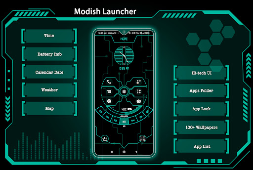Screenshot of Modish Launcher - App lock