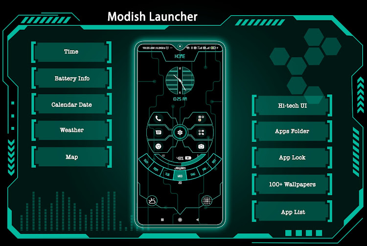 Modish Launcher - App lock - 12.0 - (Android)