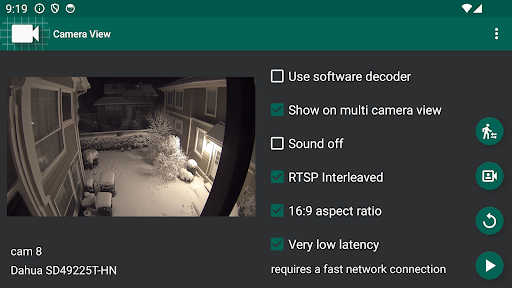 Screenshot of IP Camera Viewer