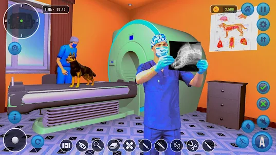 애완 동물 의사 외과의사 시뮬레이터