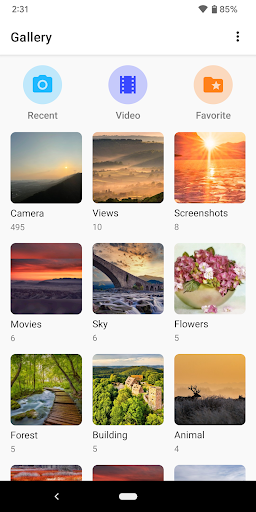 Android application Gallery - Photos & Exif Editor screenshort