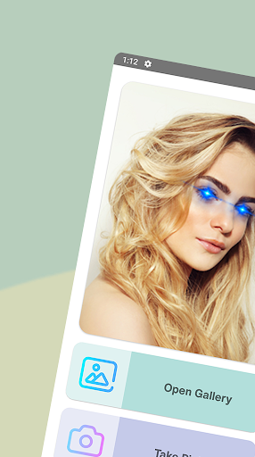 Android application Laser Eyes Photo Editor screenshort