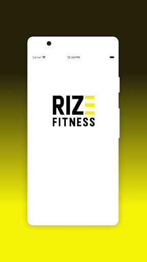 Android application Rize Fitness screenshort