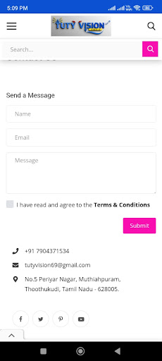 Android application TUTYVISION screenshort