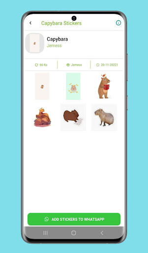 Capybara Stickers