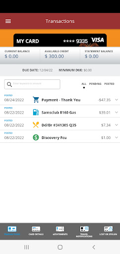 Discovery FCU Cards Screen 2