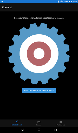 Android application SmartBroom screenshort