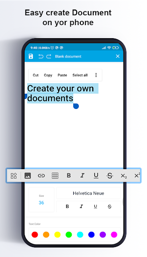 Word Editor: Docx Editor Screen 2