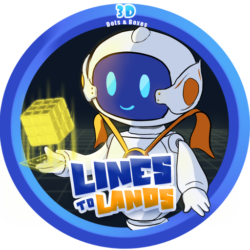 Lines To Lands:3D Dots & Boxes logo