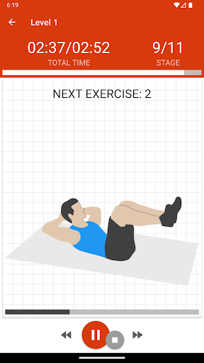 Abs workout ABS II - lose fat Screenshot 2 - AppWisp.com
