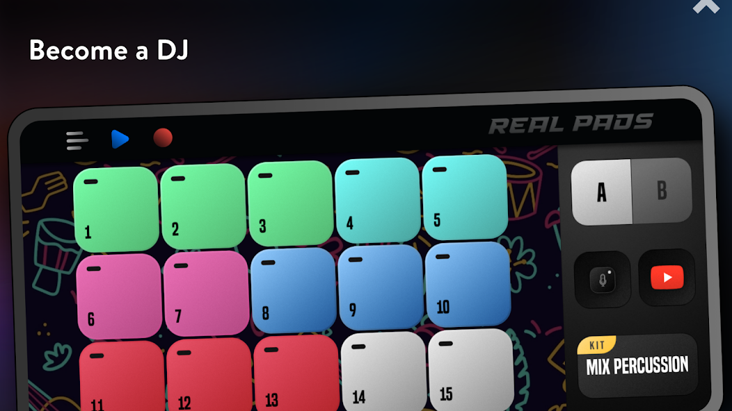 Real Pads: Electro Drum banner